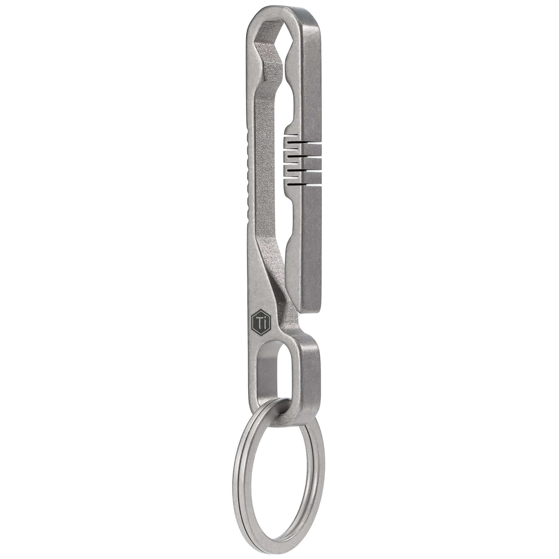 KM07 Titanium Belt Clip Keychain