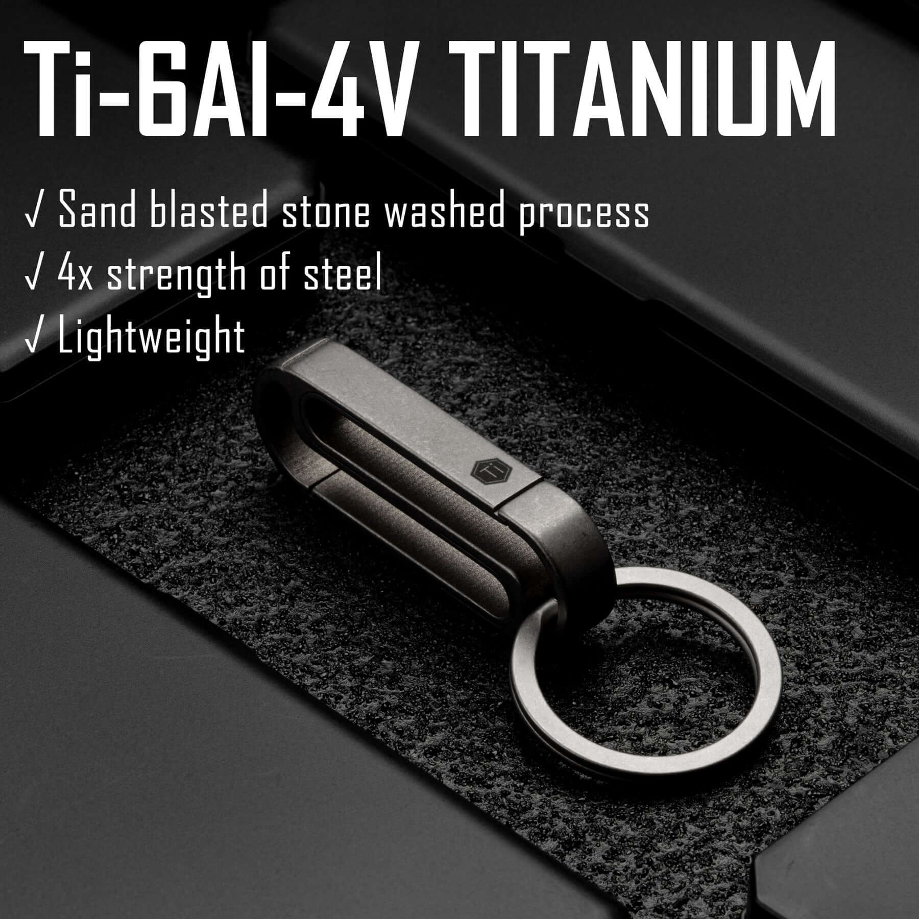 KM10 Titanium Alloy Keychain Clip