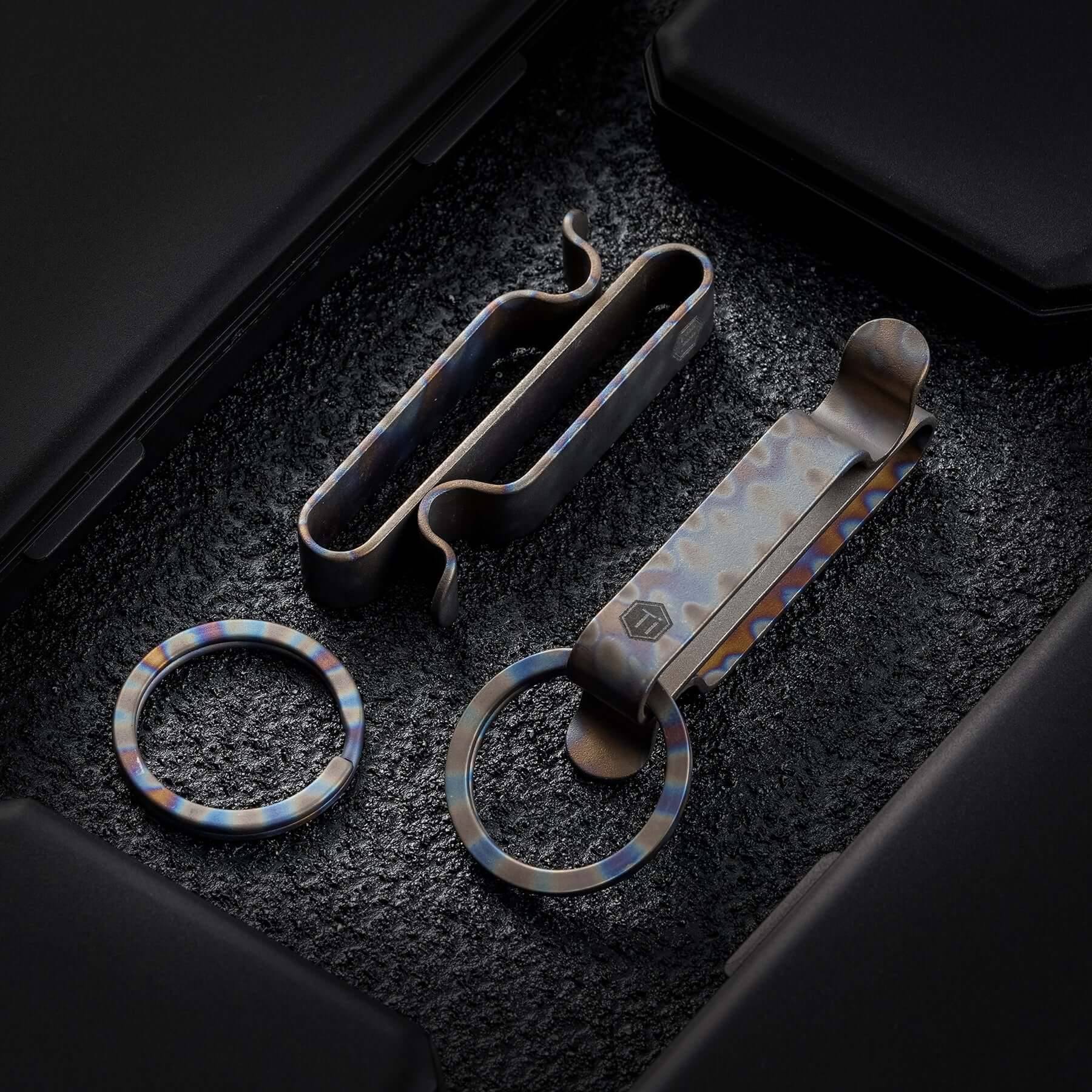 KM00 Titanium Alloy Keychain Belt Clip (HF)