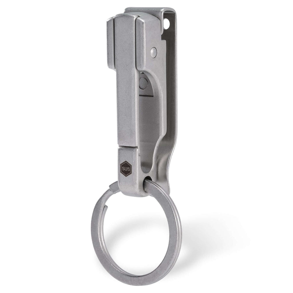 Hy Ko KC182 Metal Belt Clip With Split Ring: Keychains, Key Reels, Etc  (029069751630-2)