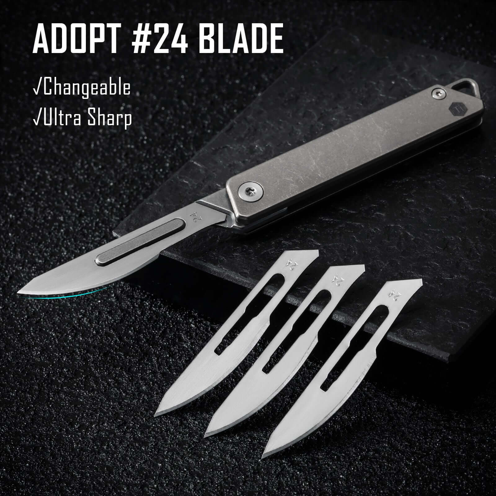 KK02 Titanium Alloy Mini Knife