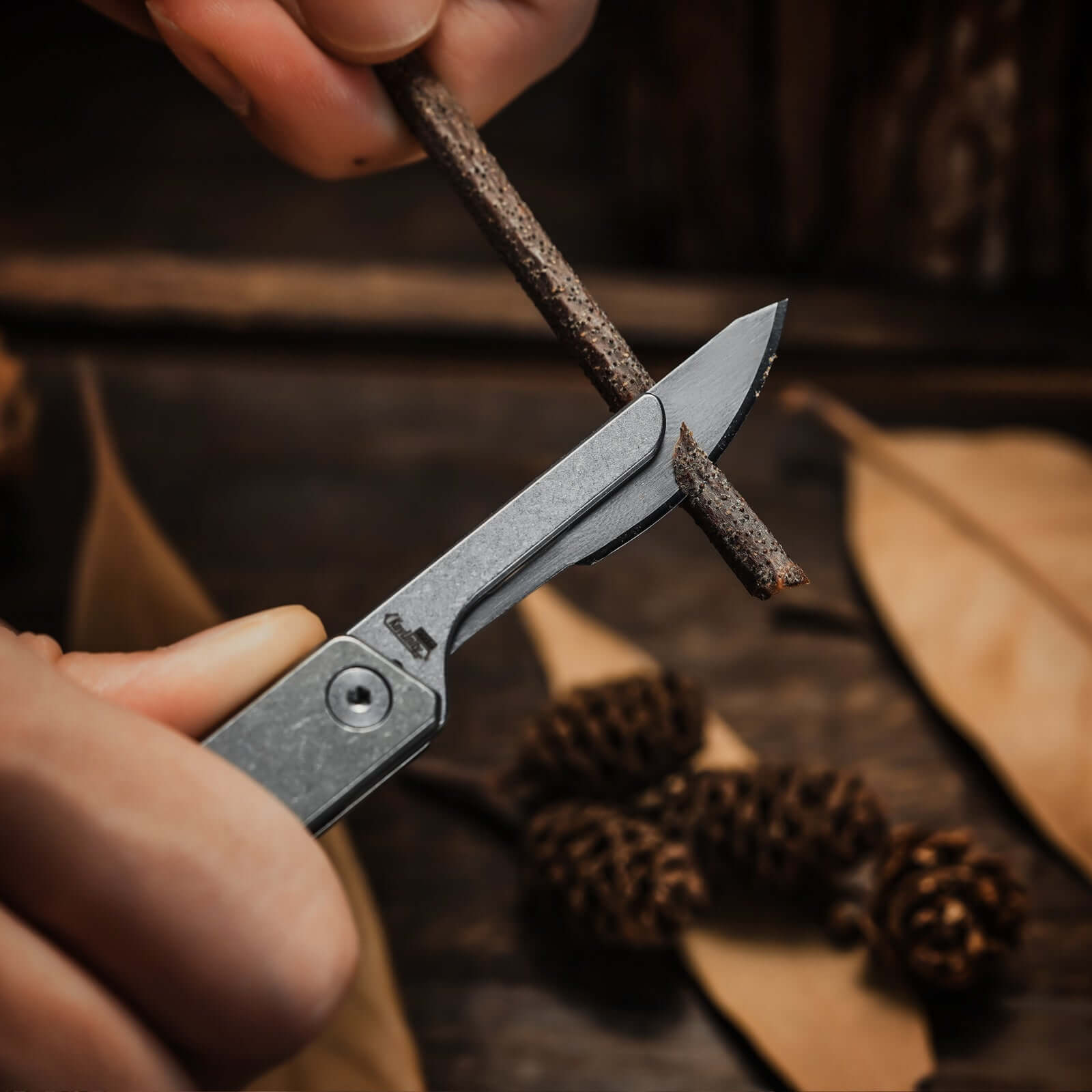 KK02 Titanium Alloy Mini Knife