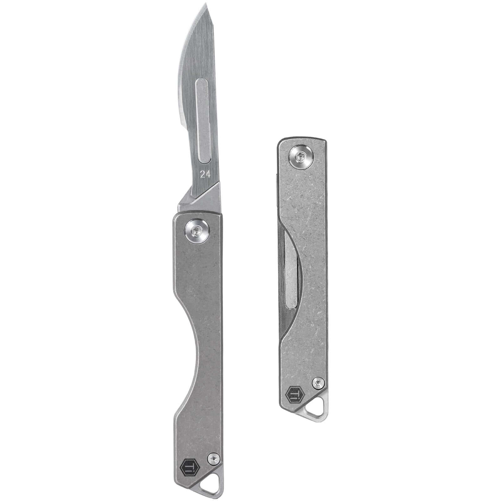 The Bladeclip: Titanium Pocket Knife+Quick Release Keychain by 3 Peters —  Kickstarter