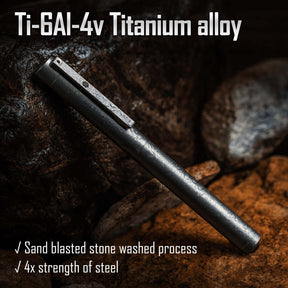 KP02 Titanium Alloy Tactical Fountain Pen