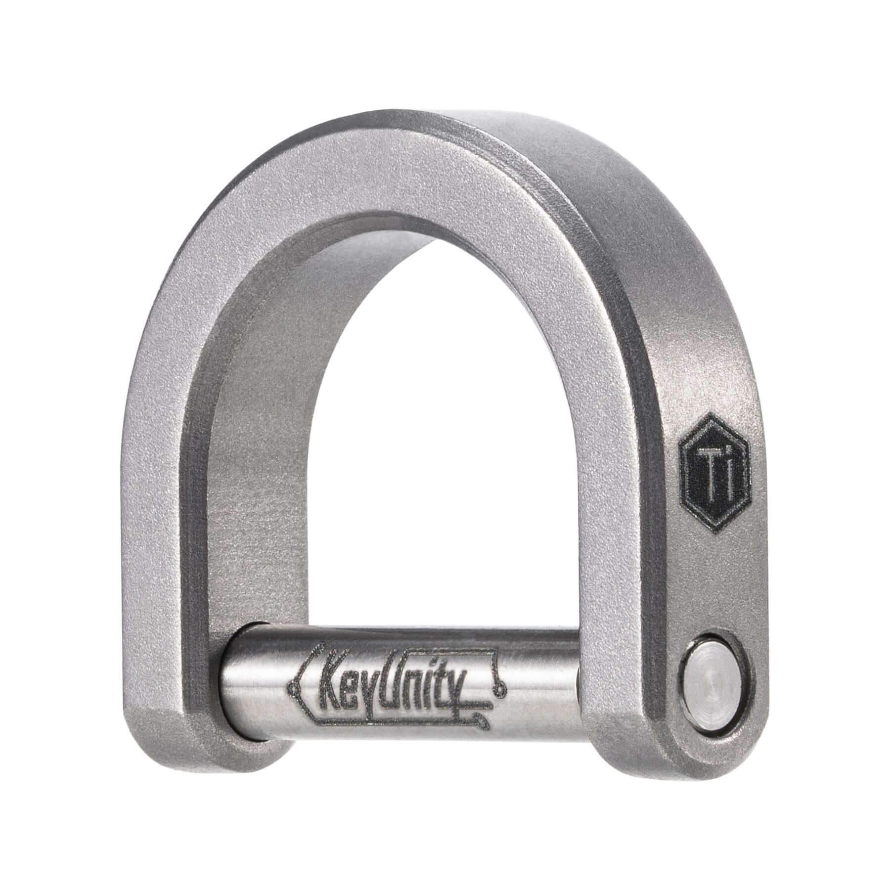 KeyUnity KA17 Titanium D Shaped Key Ring