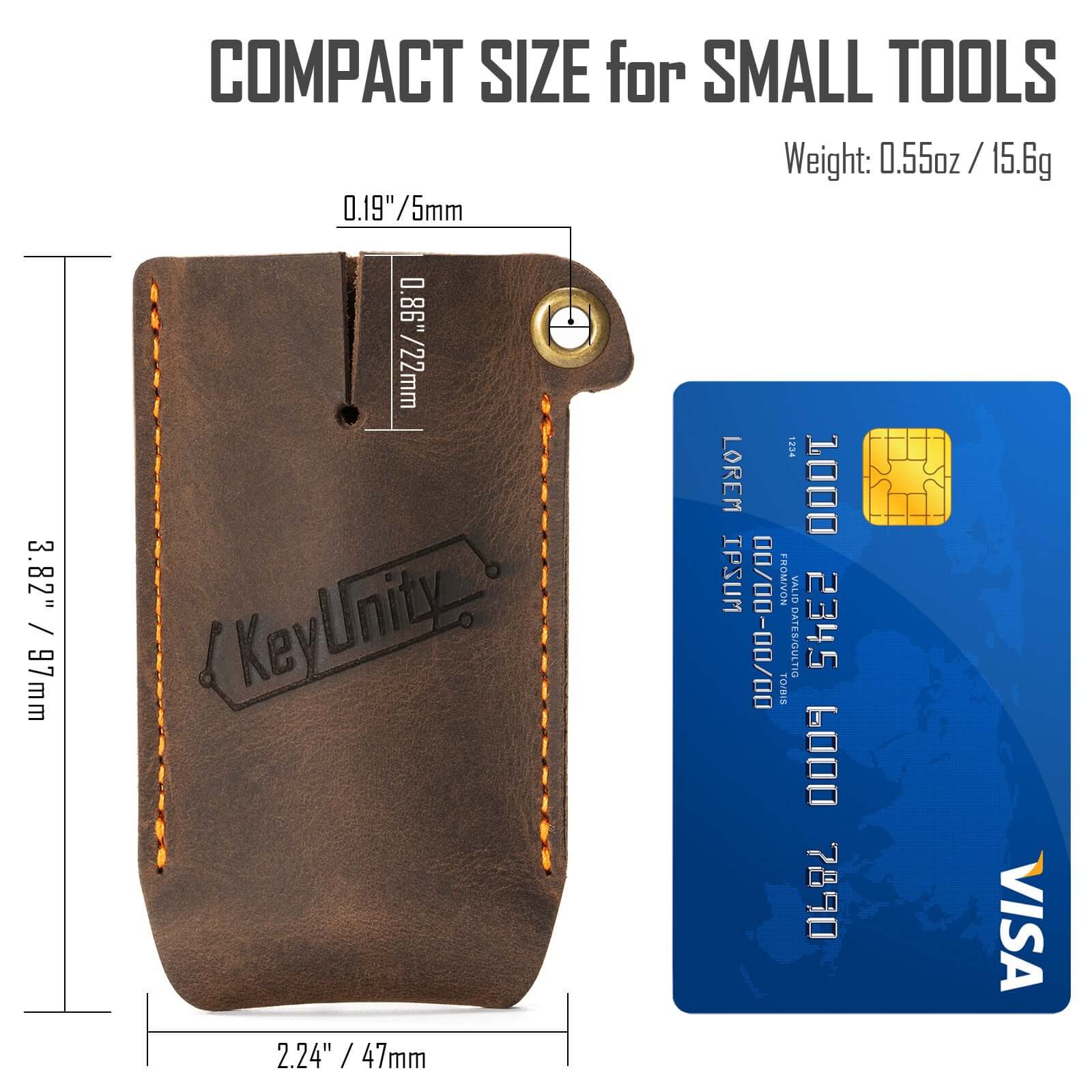 Leather Pocket Organizer Small Size 