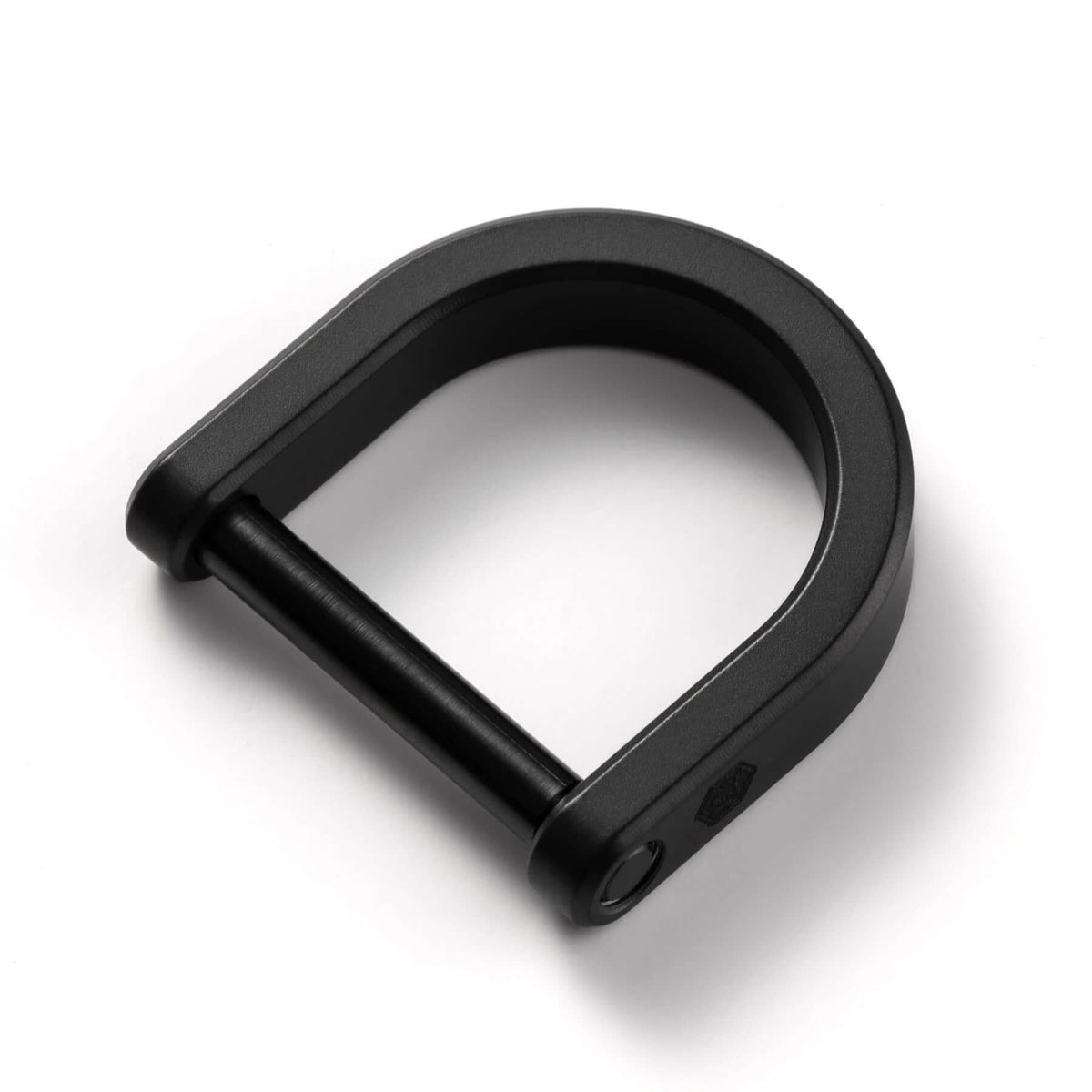 KA17 Titanium D Shaped Key Ring (BLACK)