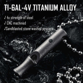 KA22 Titanium Whistle