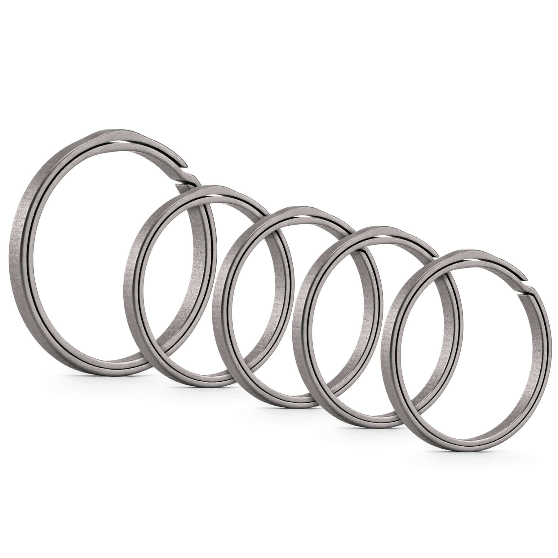 KeyUnity KA21 Titanium Alloy Key Ring Set(1l+4m)