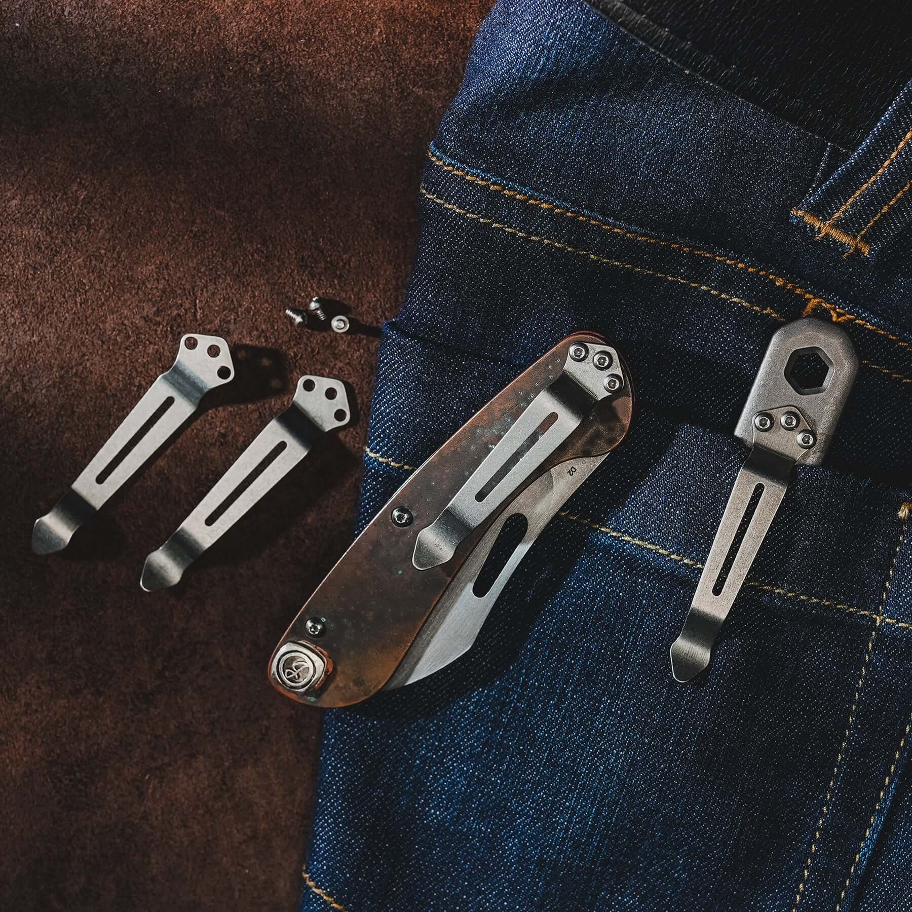 KA23 Stainless Steel Pocket Clip