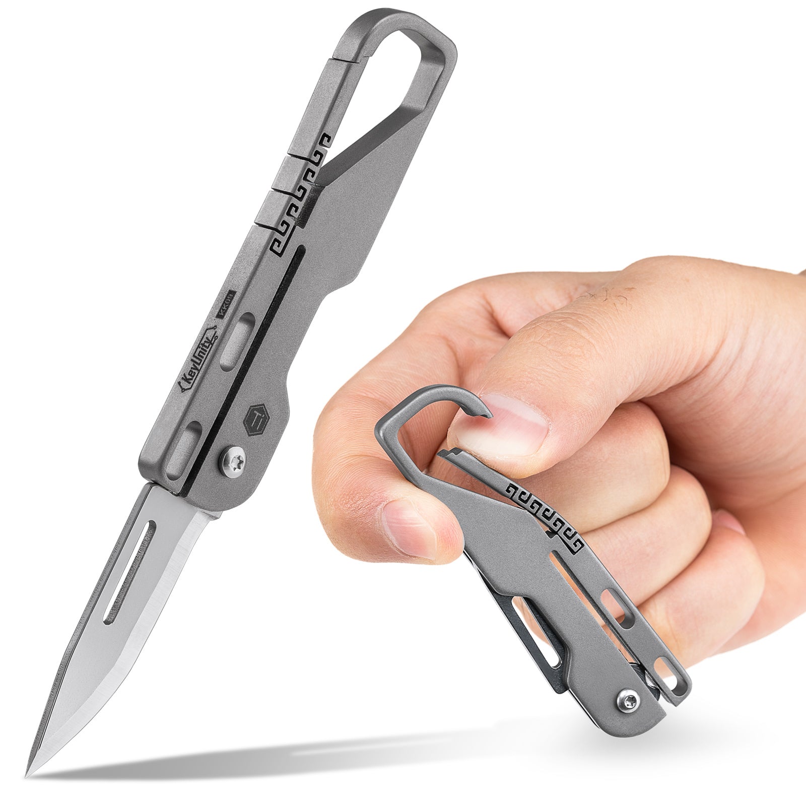 KeyUnity KK09 Titanium Folding Knife