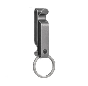 KM00 Titanium Alloy Keychain Belt Clip (Suminagashi Pattern)