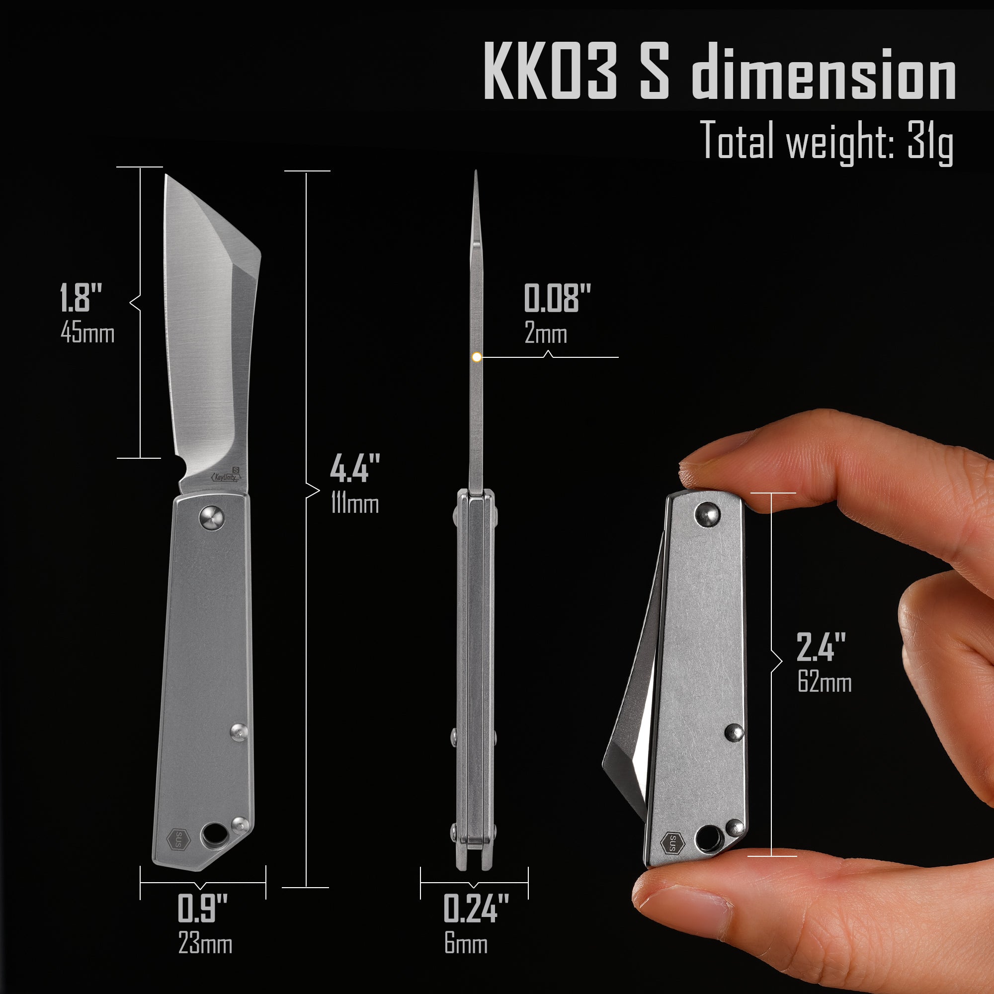 KK03 Mini Folding Knife